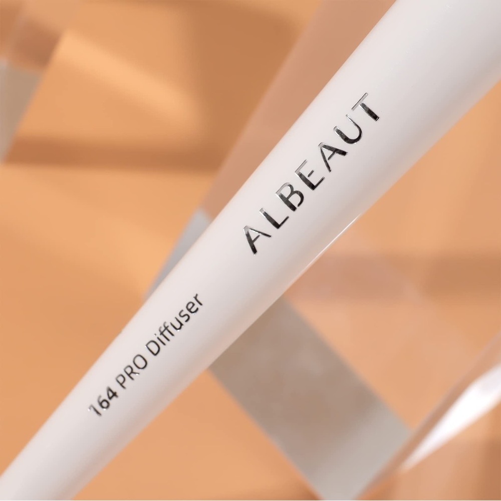 Kabuki Brush w/ Spatula for Foundation Primer Bronzer Mineral Vegan Curelty Free - Picture 6 of 8